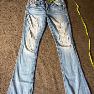 Women's rock revival Light Blue Jeans